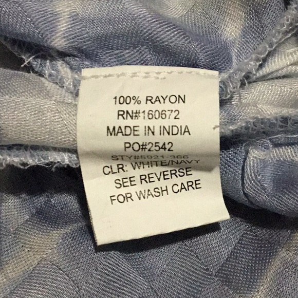 Blue Island swim beach cover-up, size XS - Picture 7 of 8